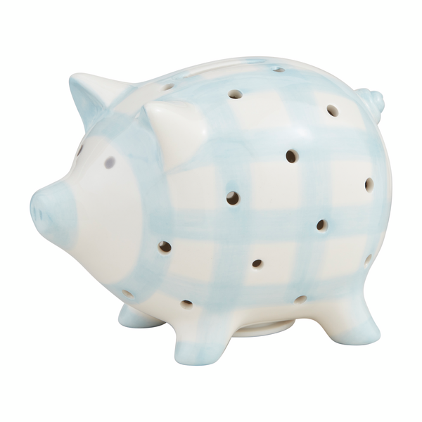 Blue Light-Up Piggy Bank