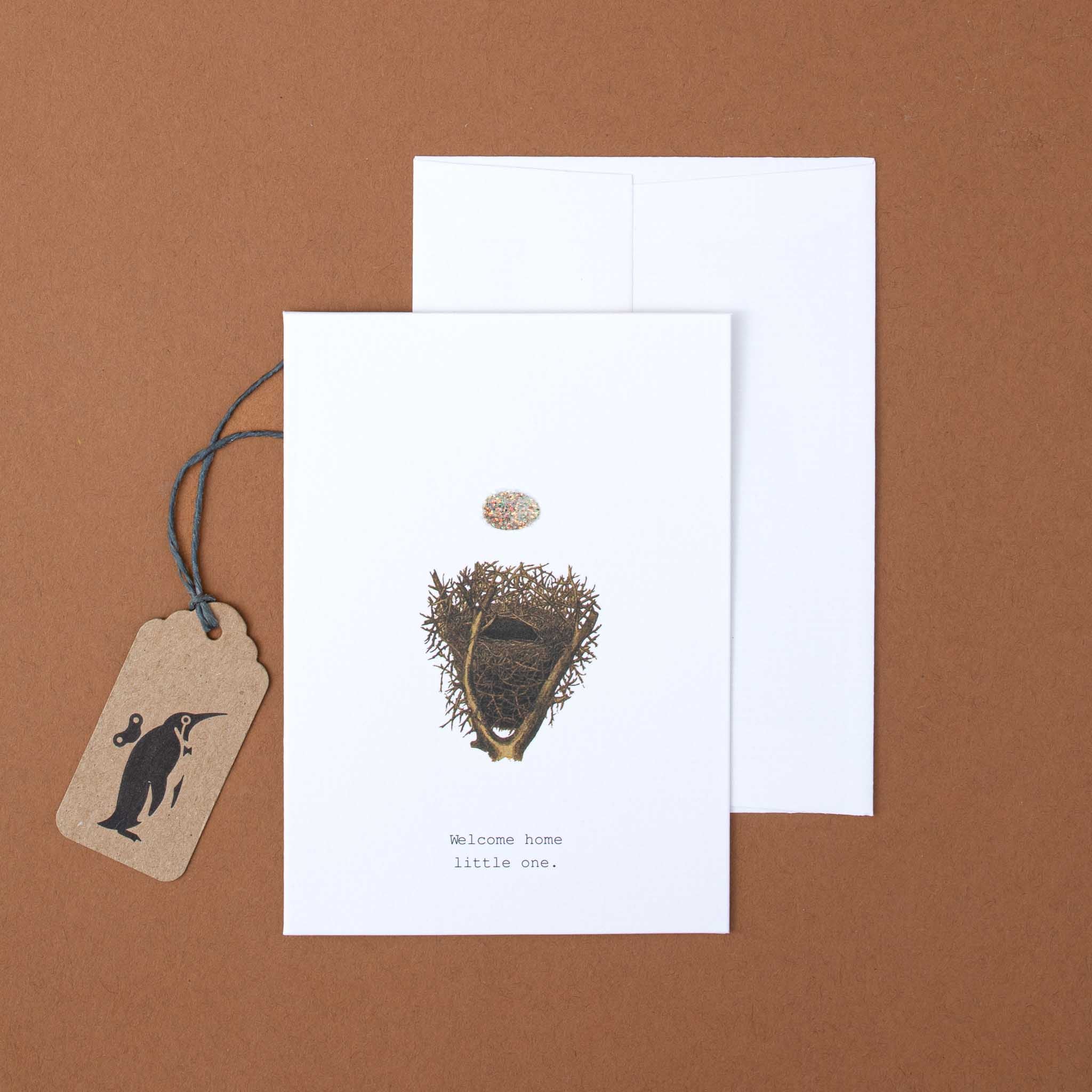 Welcome Home Little One Greeting Card