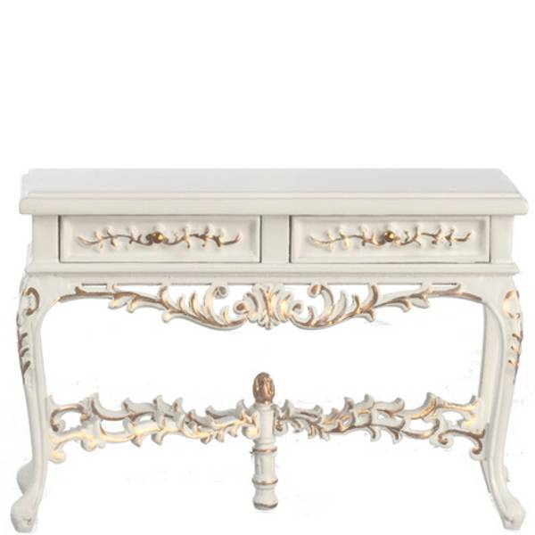 Barrington White Dollhouse Miniature Side Table