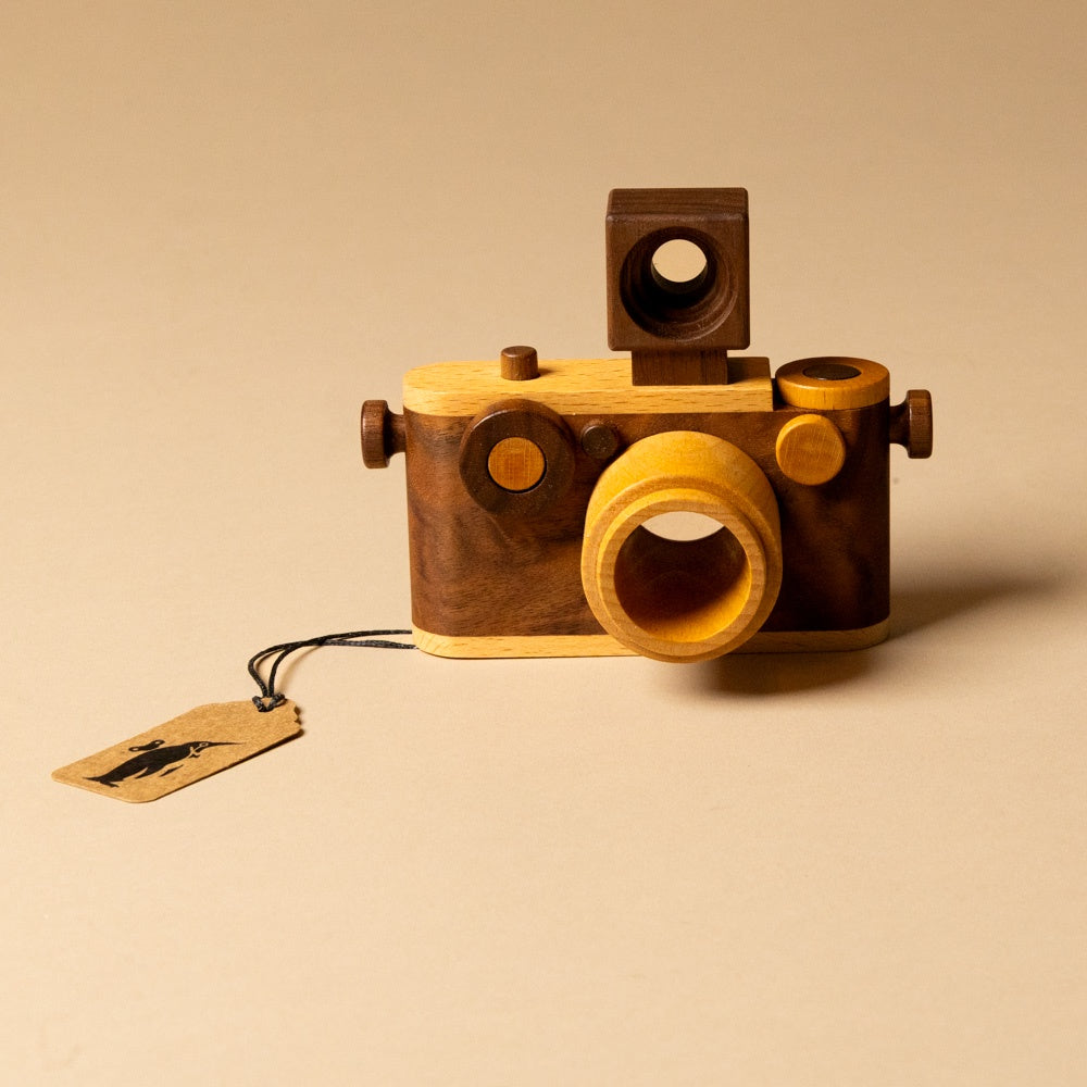 Wooden 35MM Play Camera | Walnut