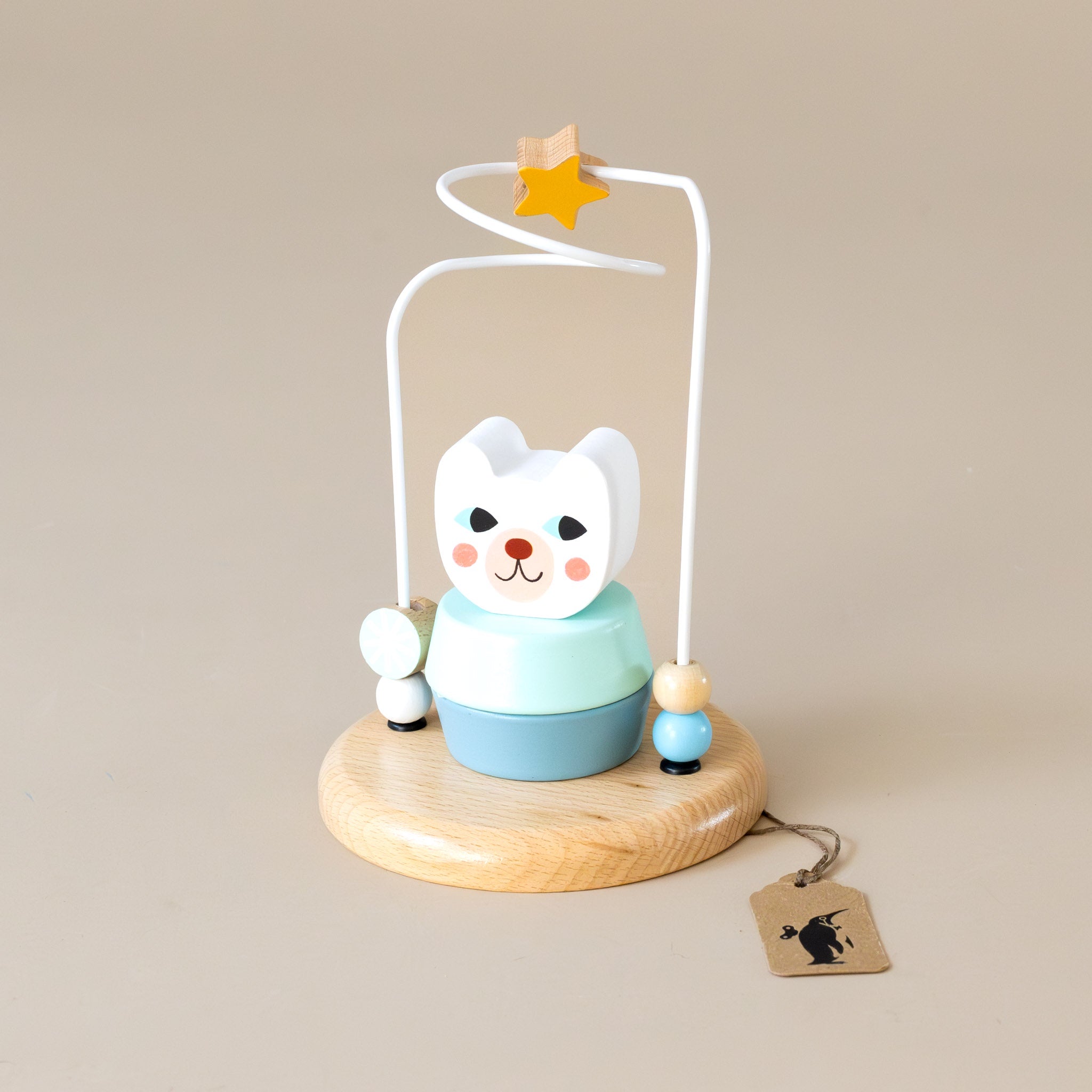 Wooden Bead-Y Activity Game | Bear