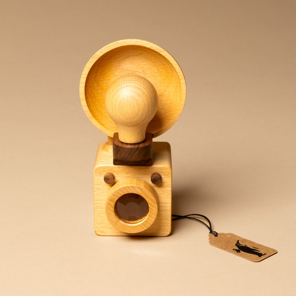 Wooden Brownie Play Camera | Beechwood Reflector