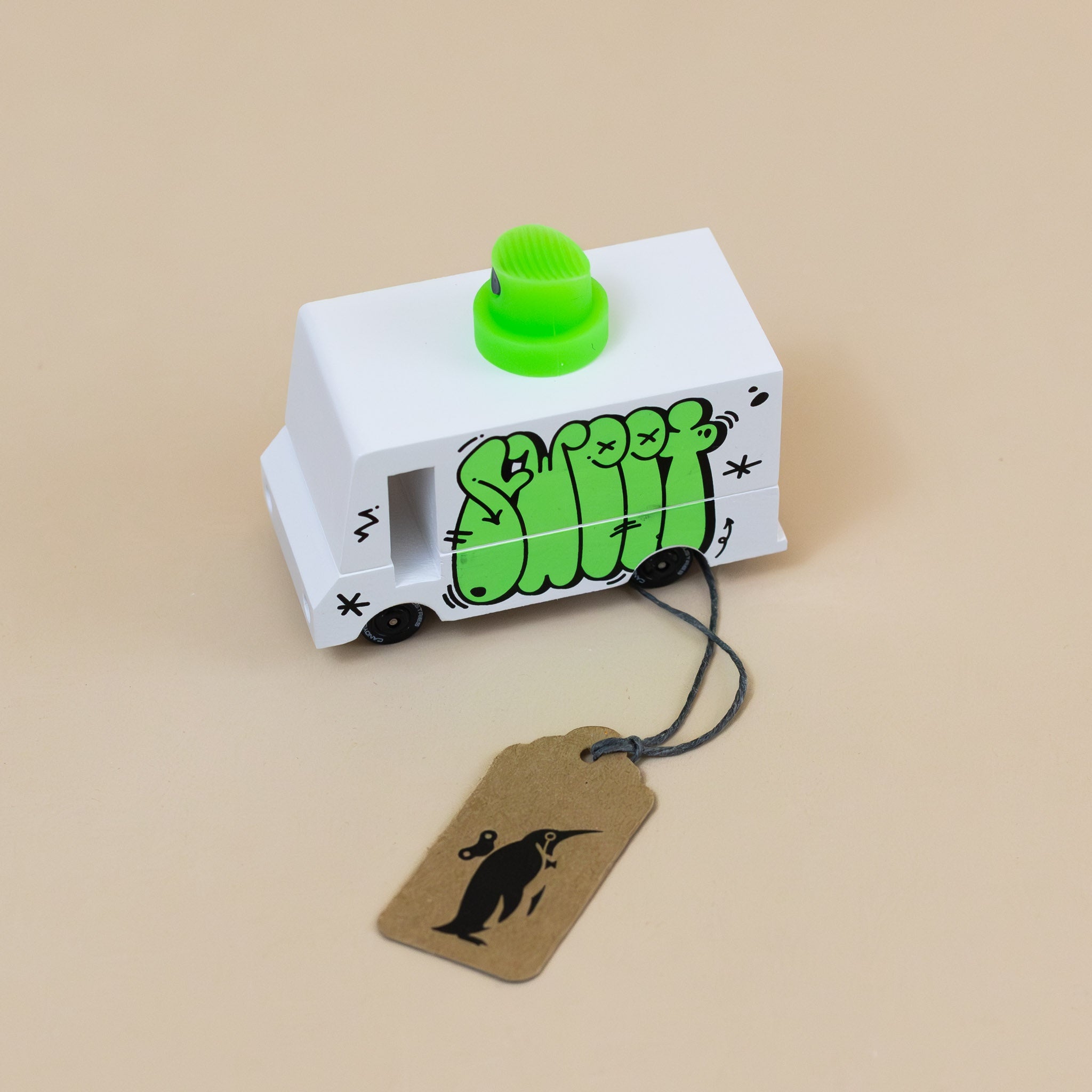 Wooden Candyvan | Graffiti - Green