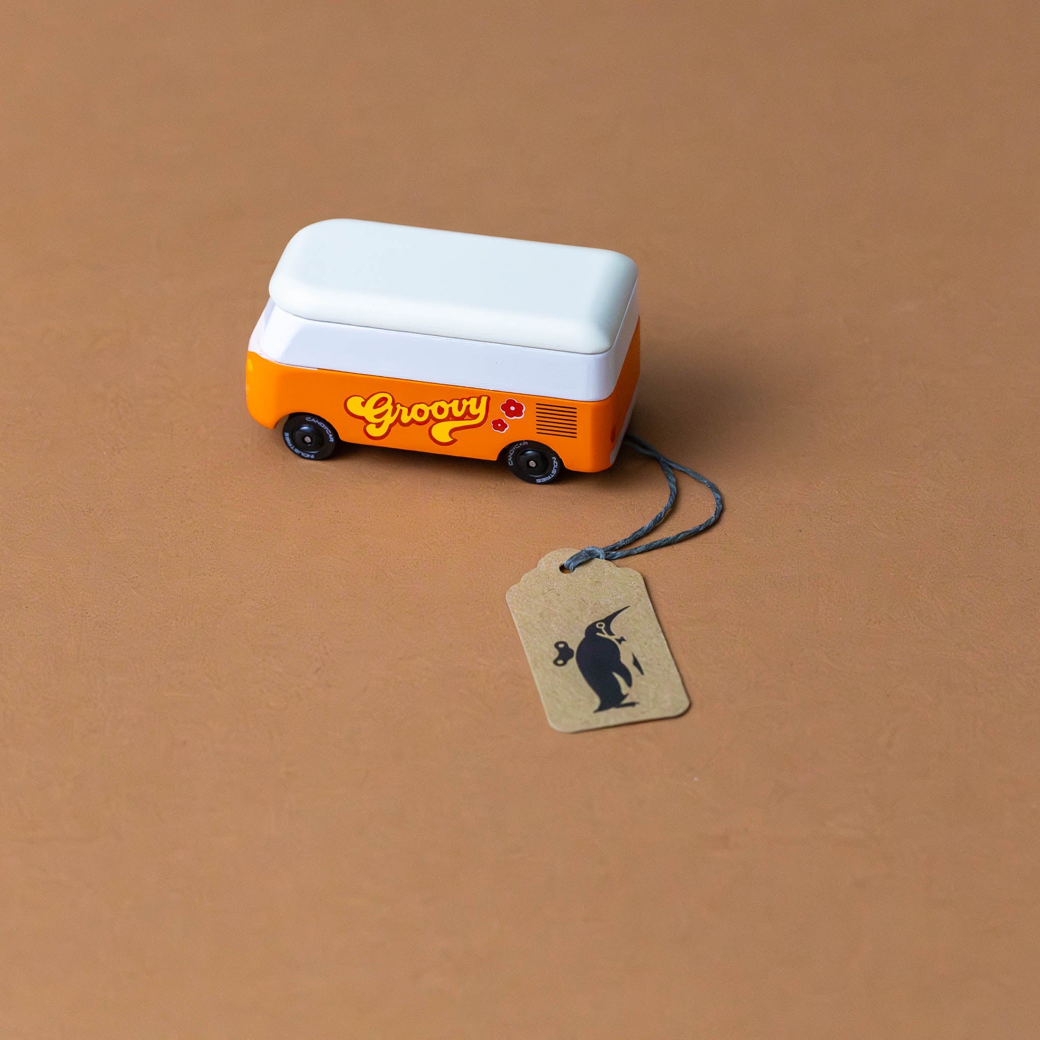 Wooden Candycar VW Bus | Groovy Orange