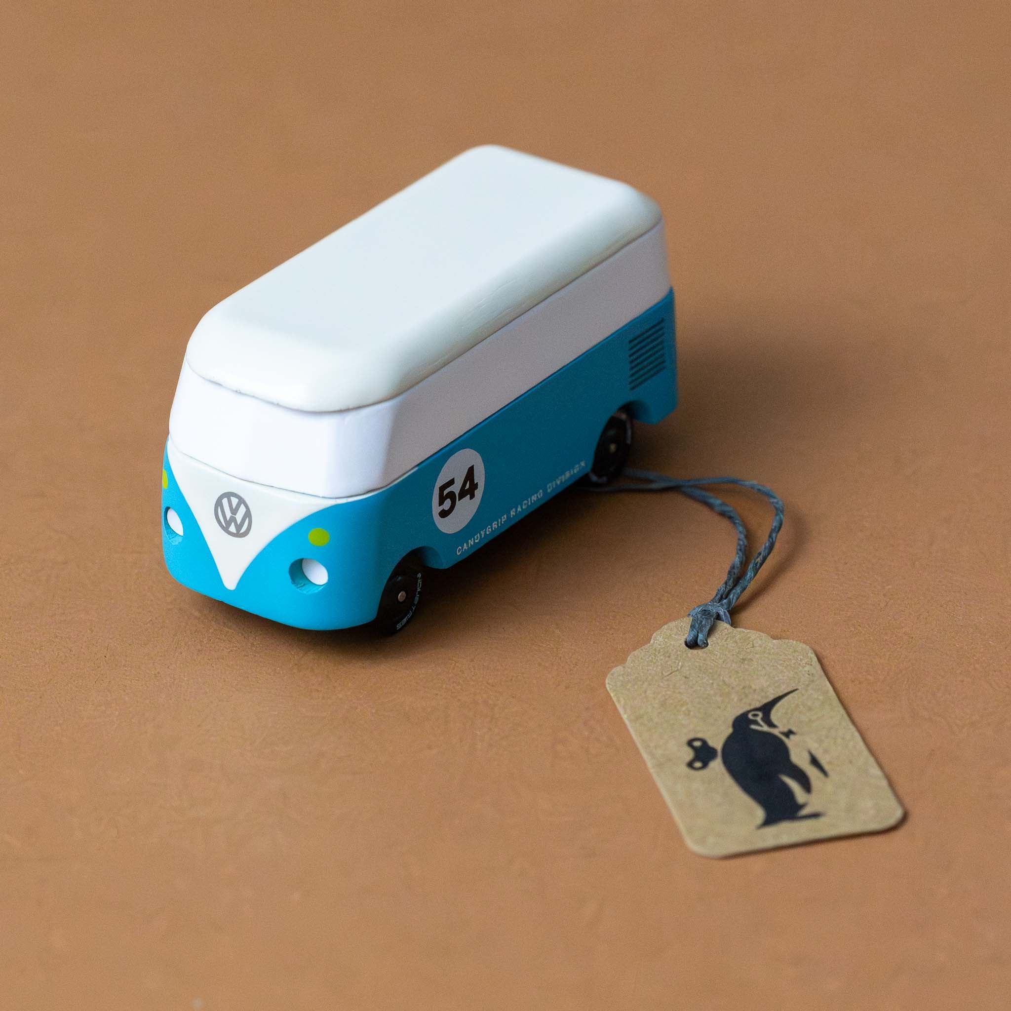 Wooden Candycar VW Bus | Smoky Blue