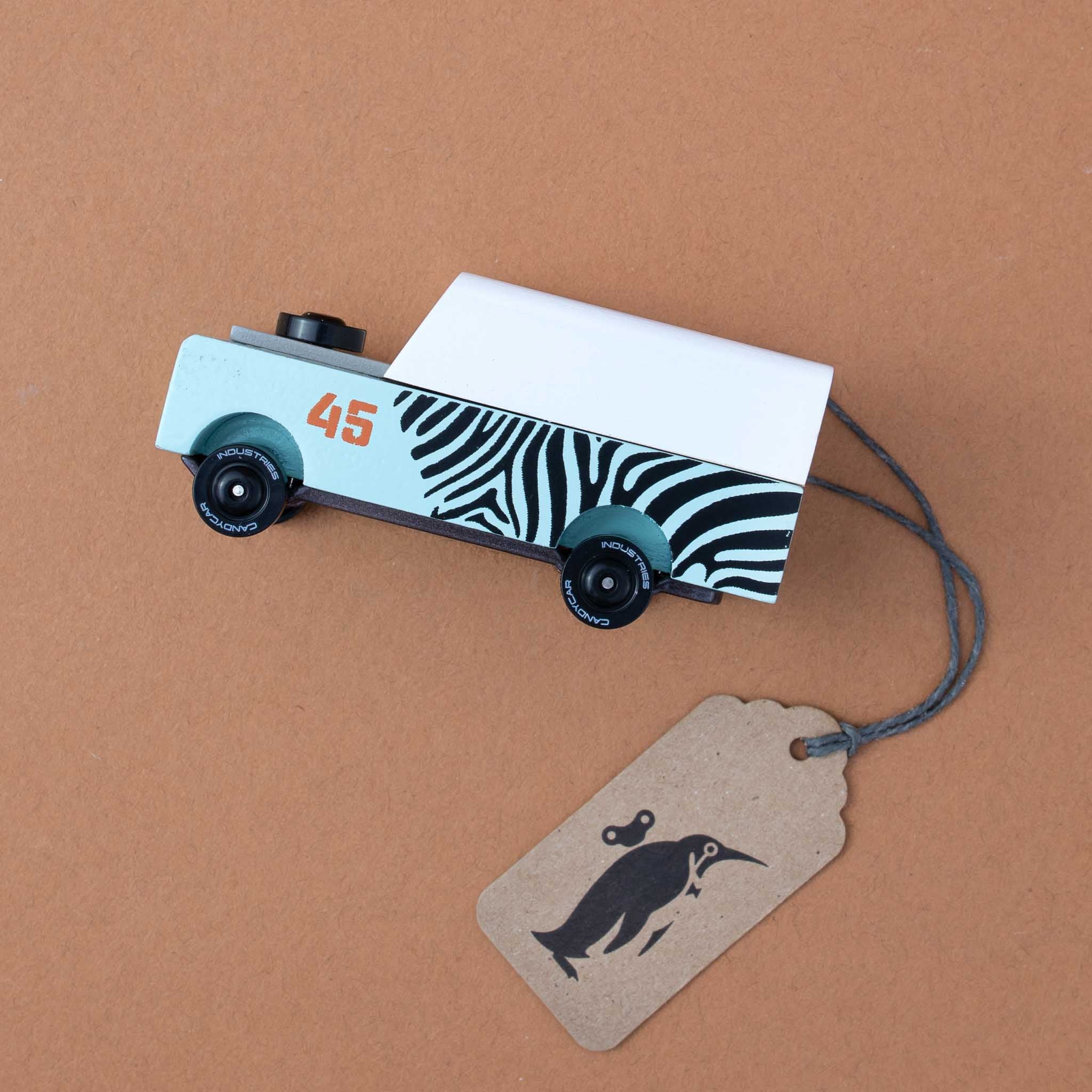 Wooden Candycar | Zebra Drifter