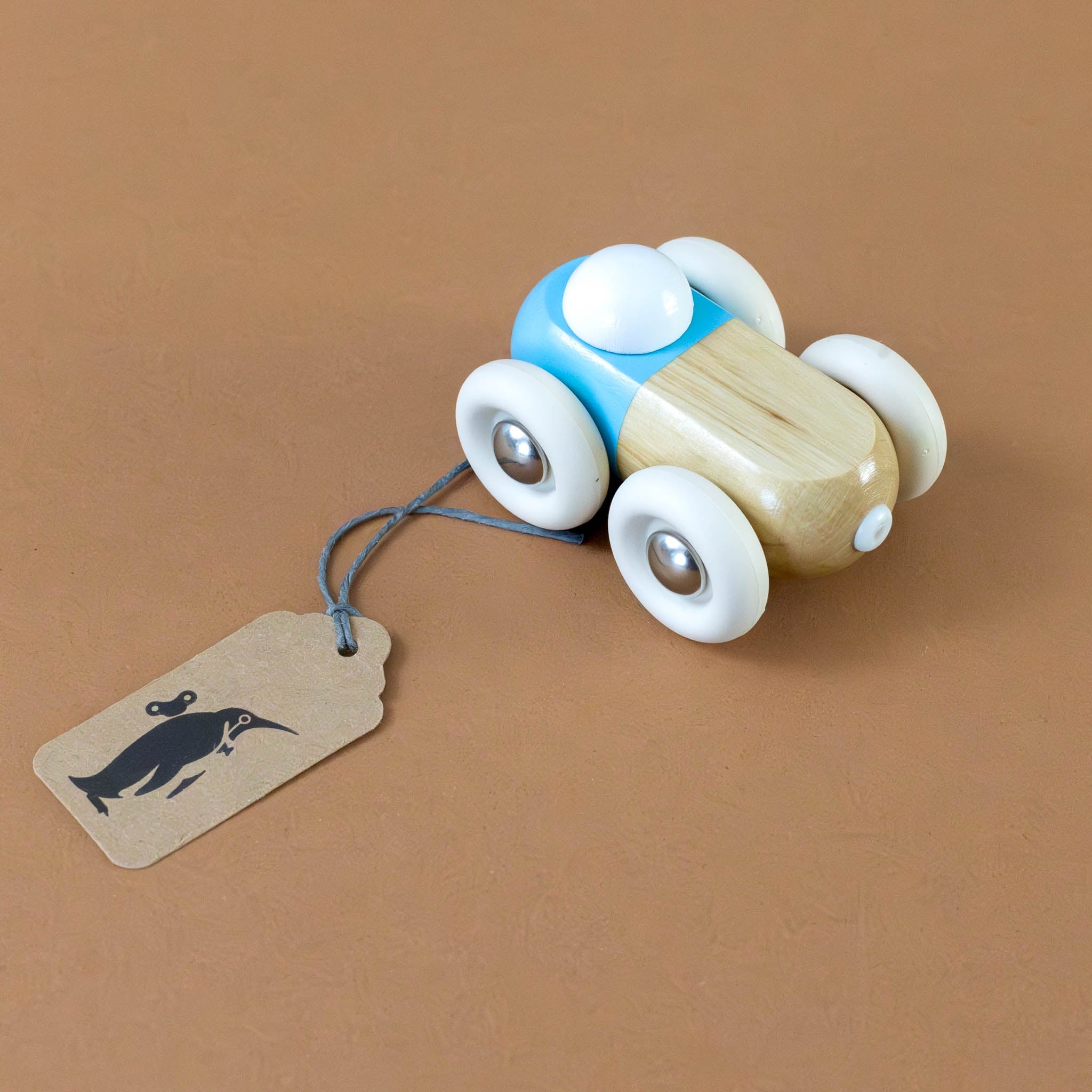 Wooden 50/50 Car | Blue