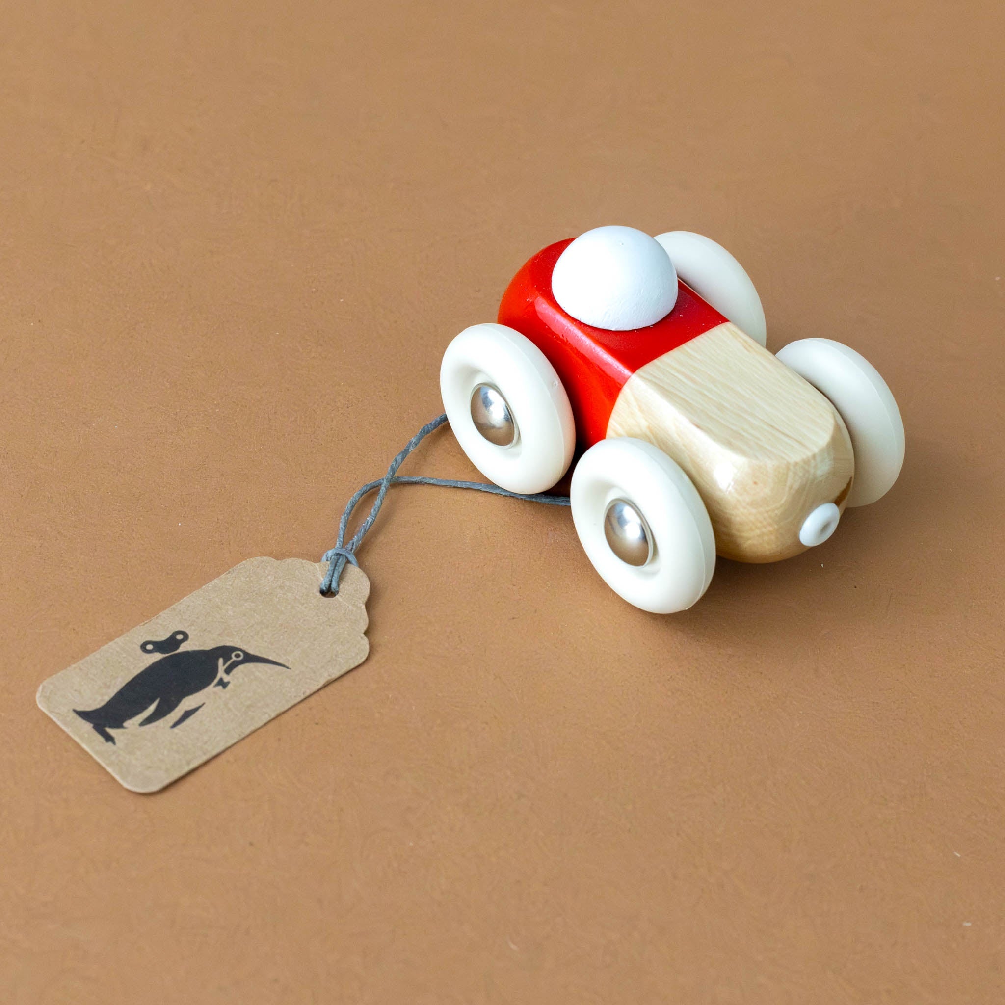 Wooden 50/50 Car | Red