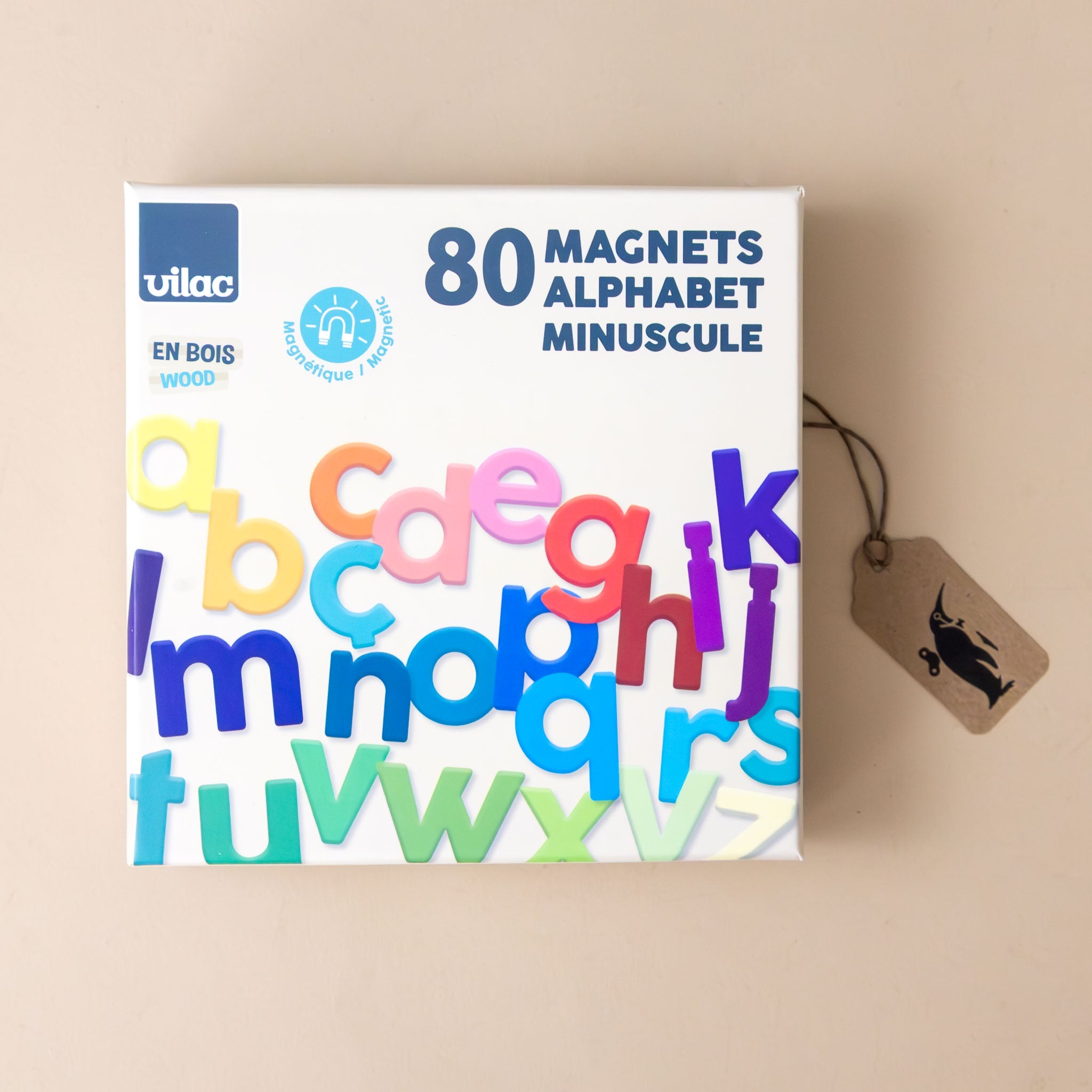 Wooden Magnet Set Alphabet Lowercase