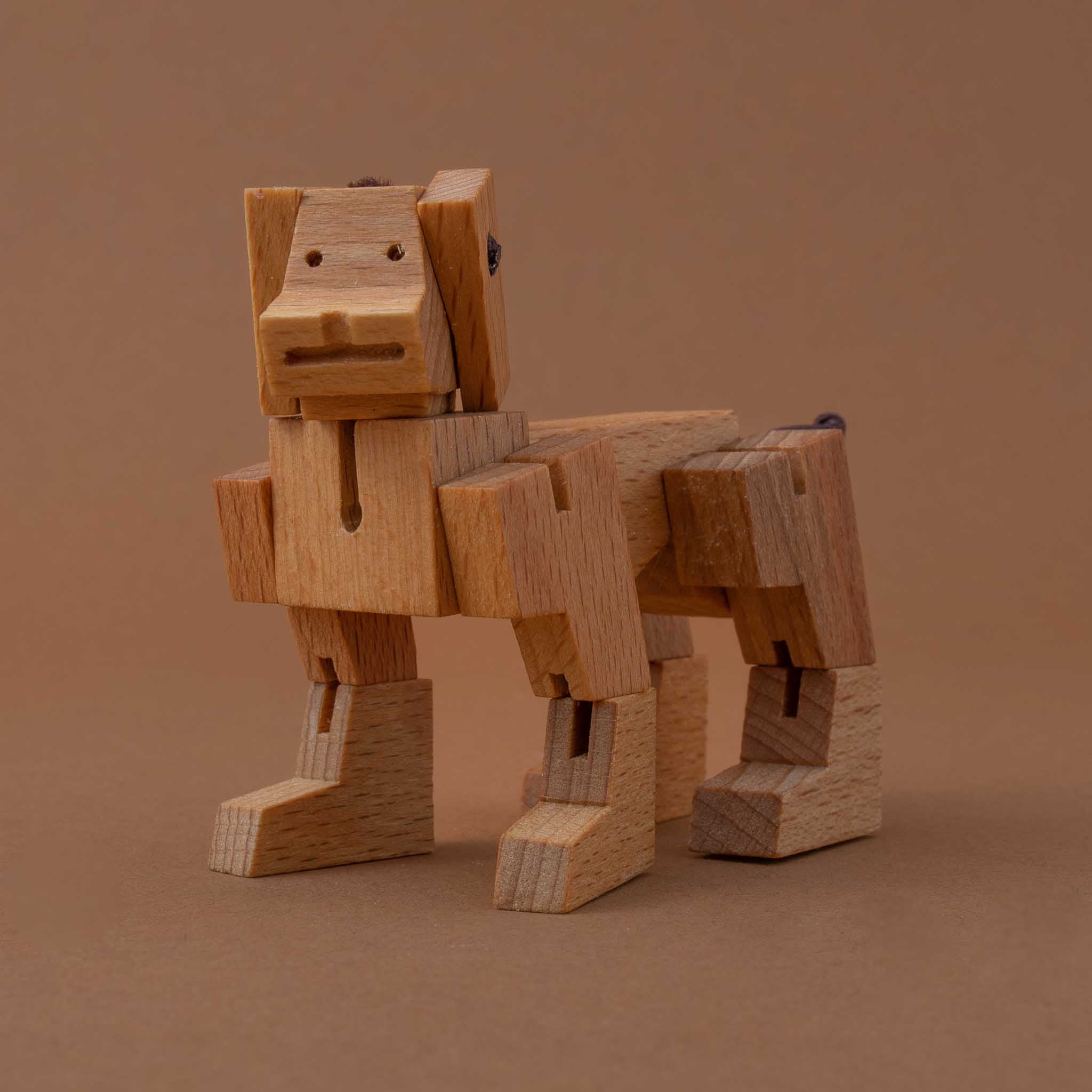 Wooden Micro Milo Cubebot | Natural
