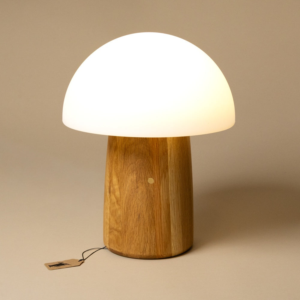 Wooden Mushroom Lamp | Ash