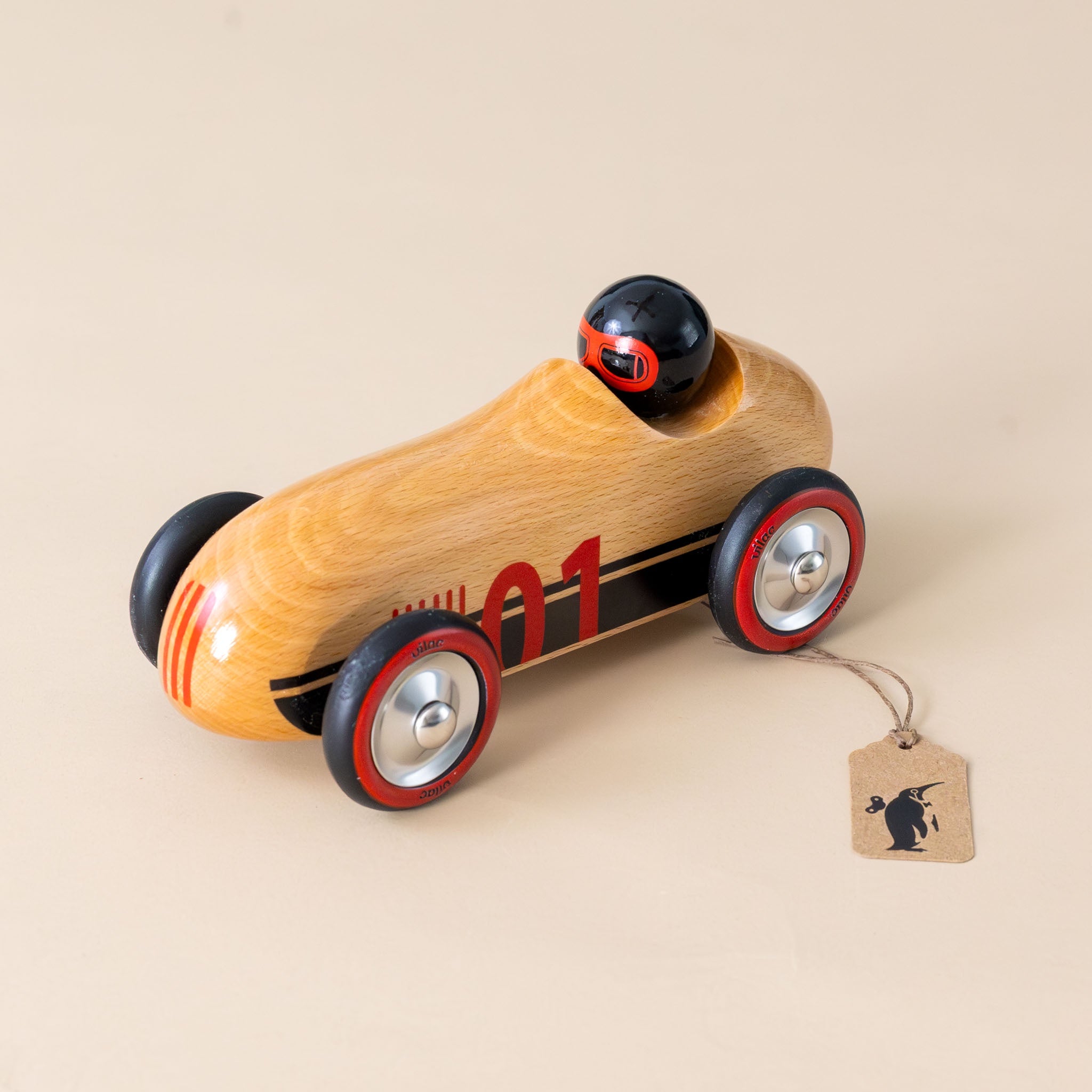 Wooden Old Sport Compet' Car | Natural