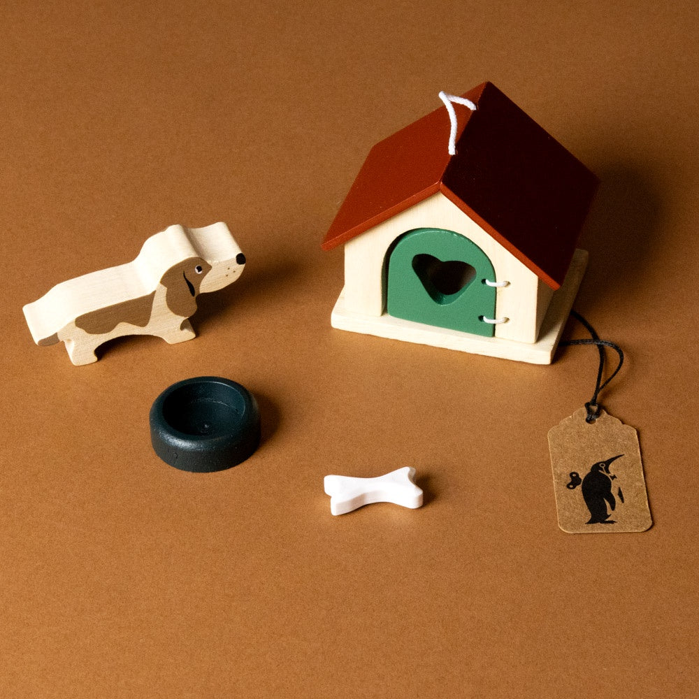 Wooden Pet Play Set | Dog