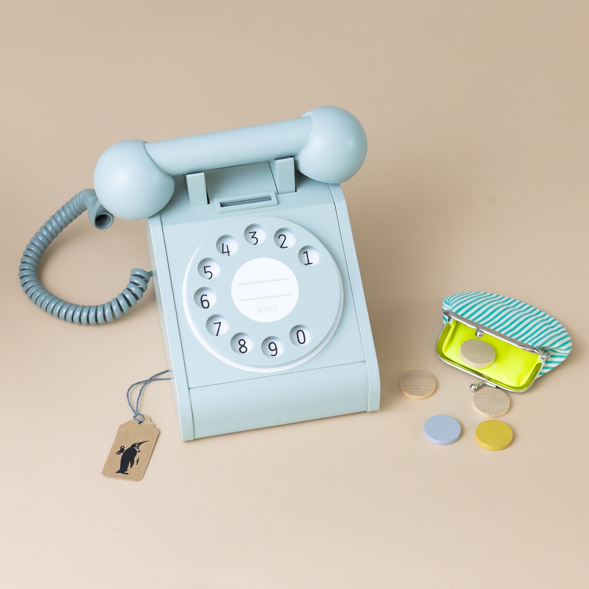 Wooden Pretend Play Pay Telephone | Mint