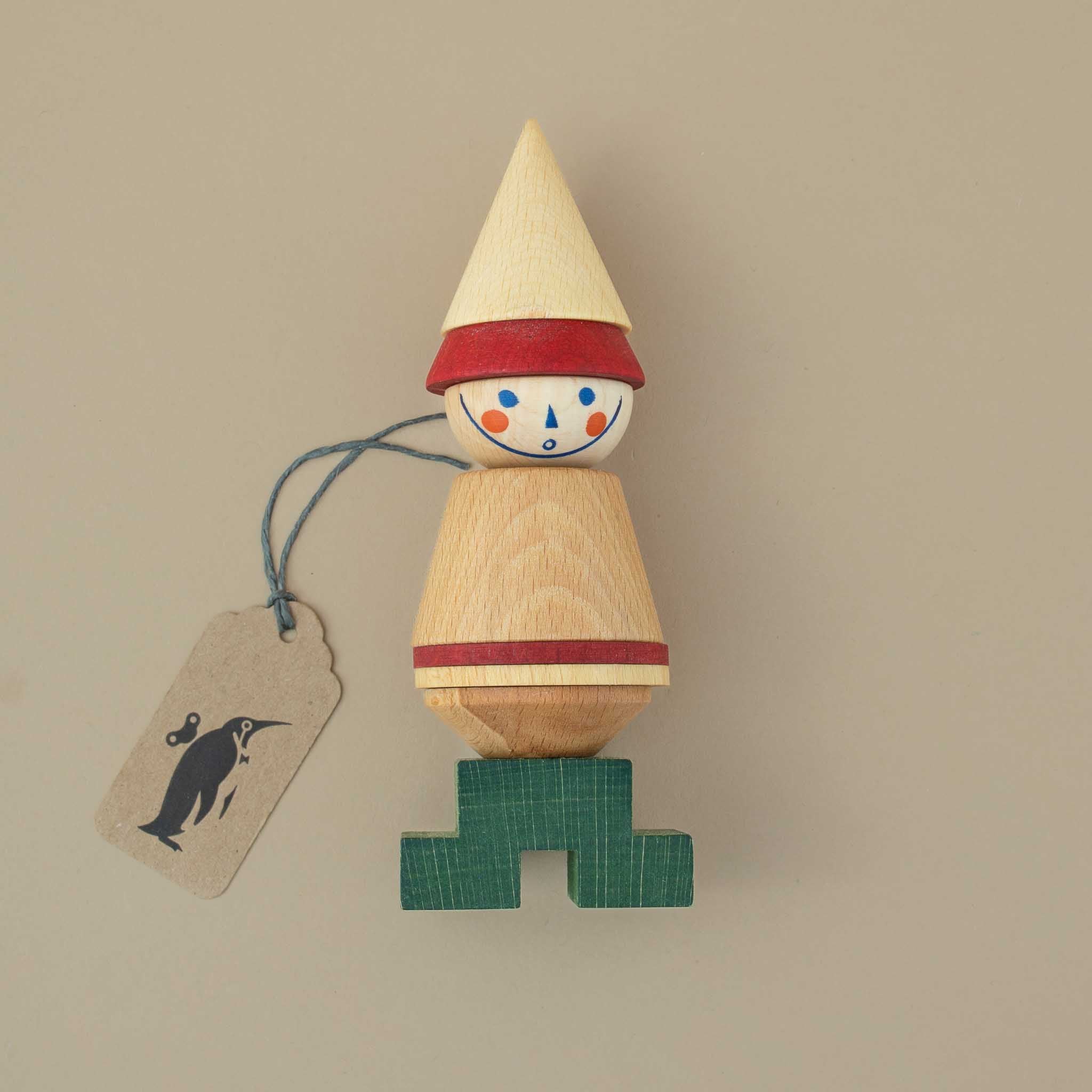 Wooden Stacking Stick Figure | No. 04