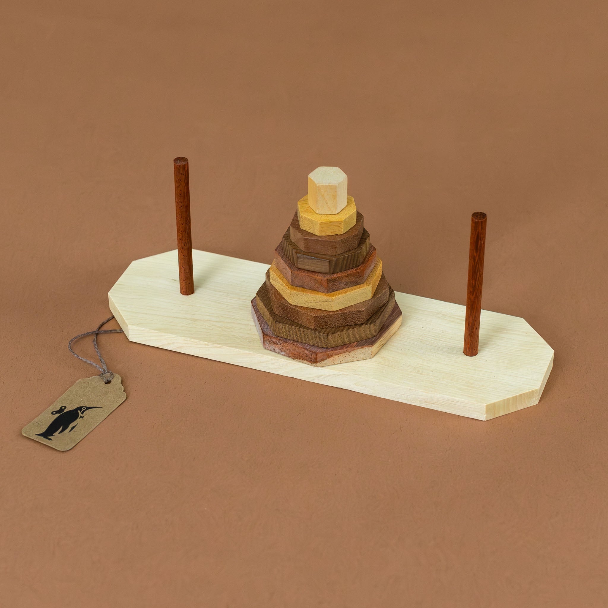 Wooden Tower of Hanoi Puzzle