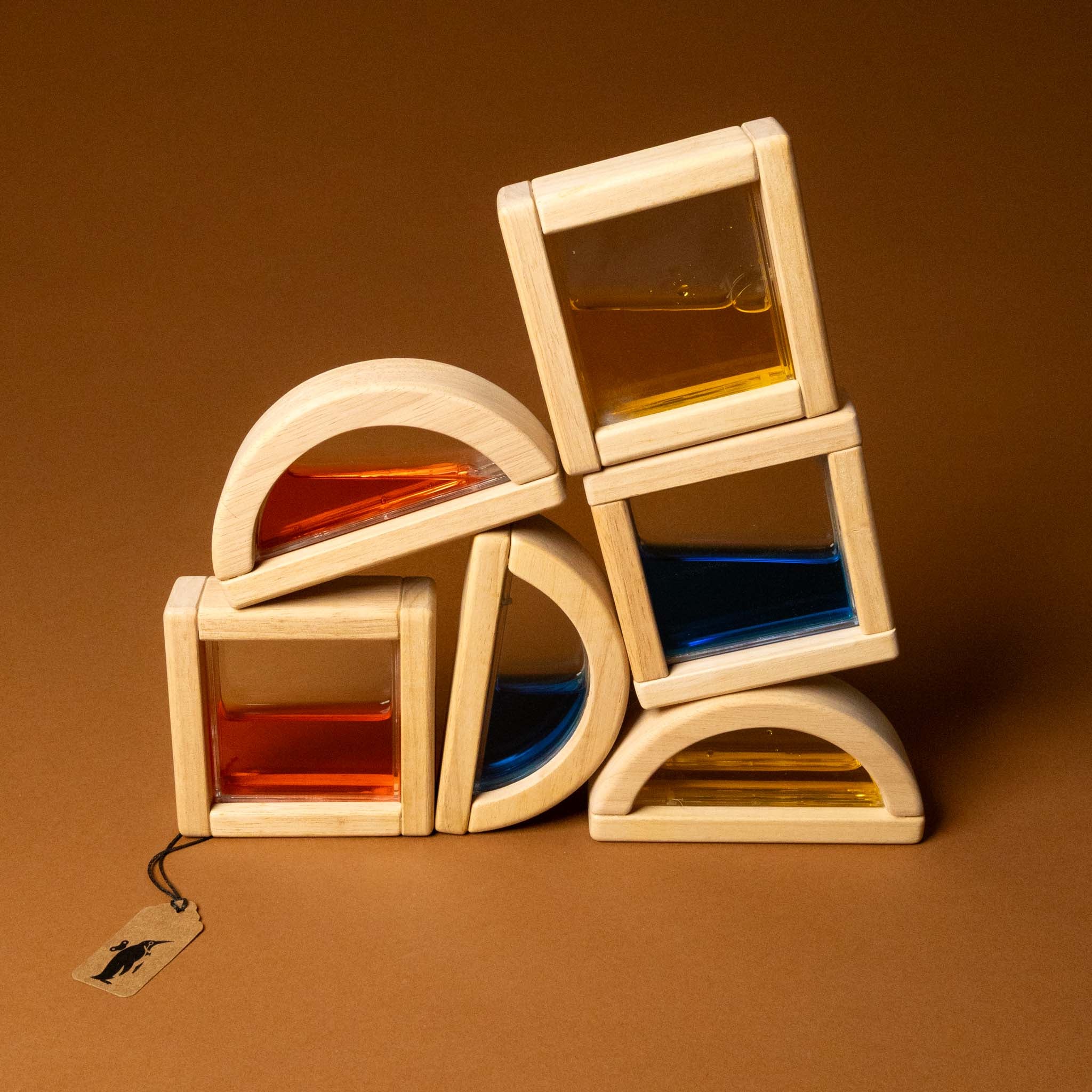 Wooden Water Block Set