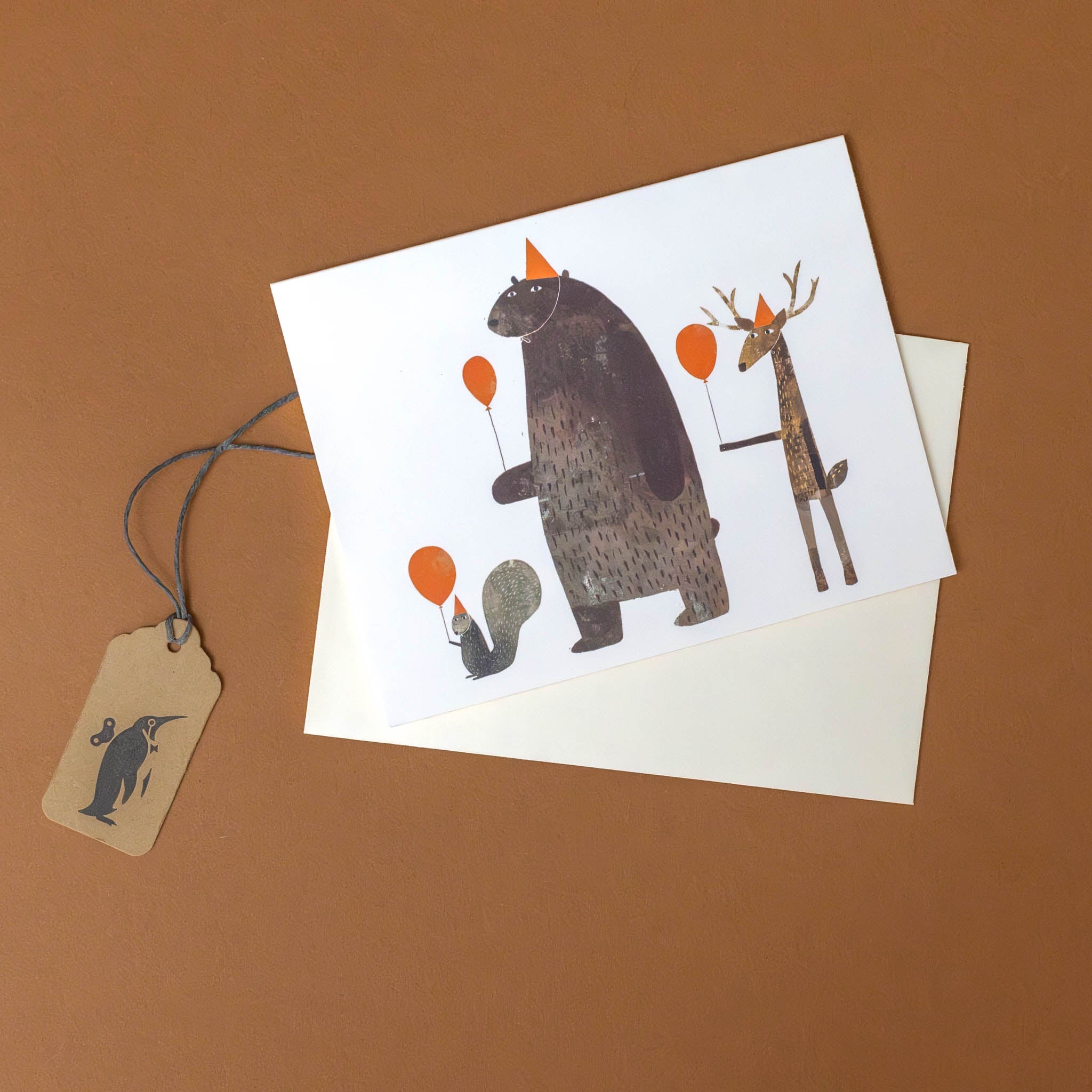 Woodland Party Animals Greeting Card
