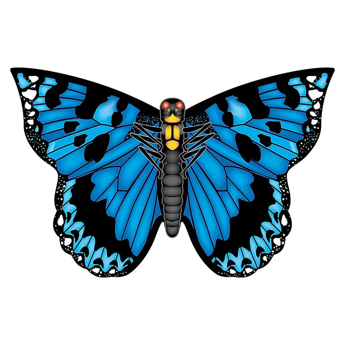28 Inch "Flutter / Blue Butterfly" Kite with Line Included