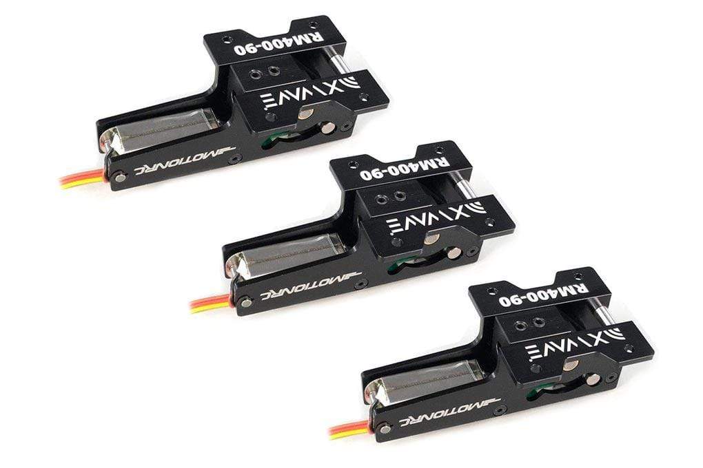 Xwave RM400-90 Electronic Main Gear Retract for 5.1mm Shafts (Set of 3)