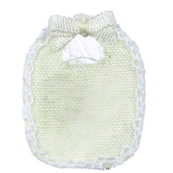 Yellow Dollhouse Miniature Bib