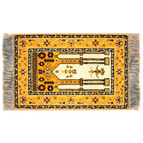 Large Yellow Dollhouse Miniature Oriental Rug