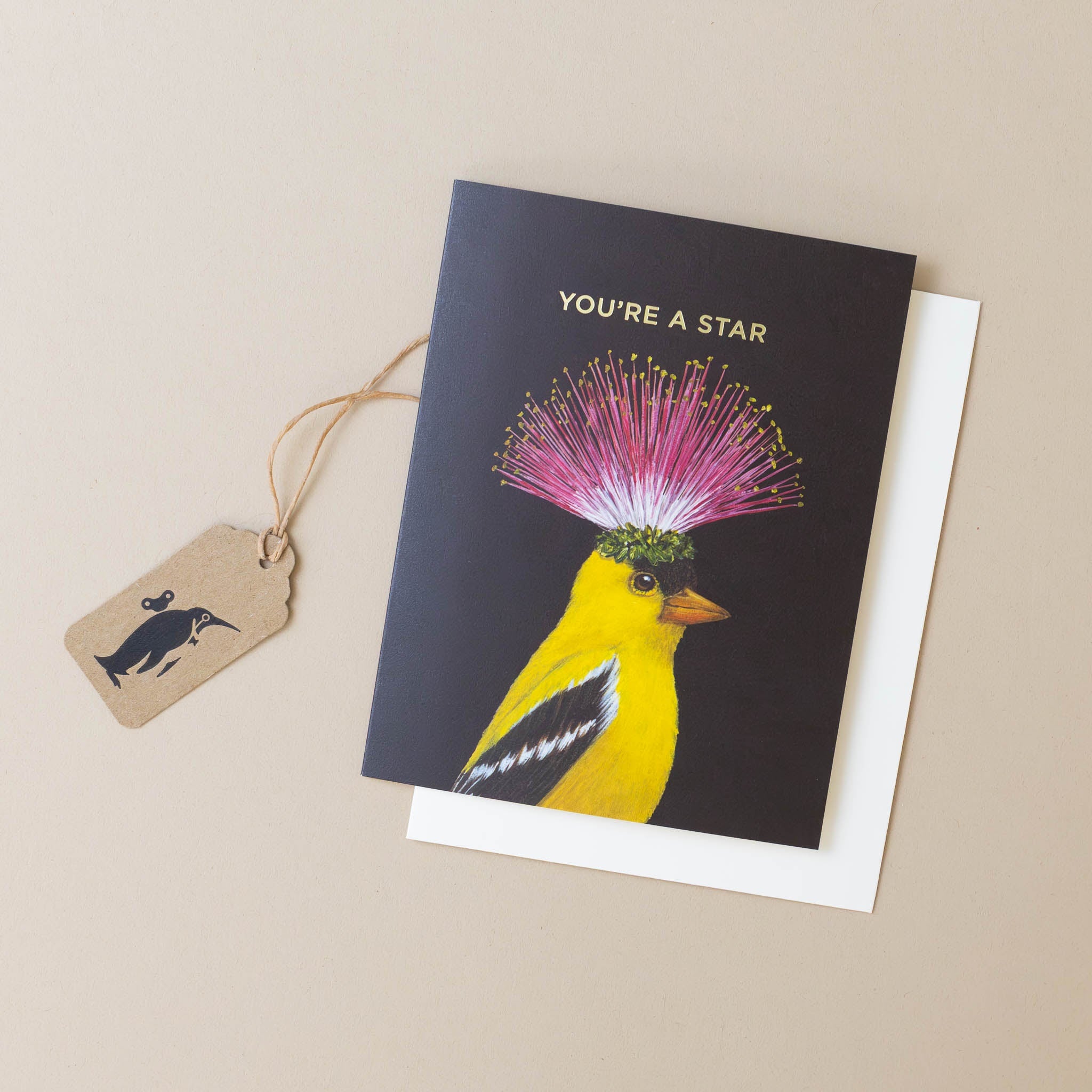 You're A Goldfinch Star Greeting Card
